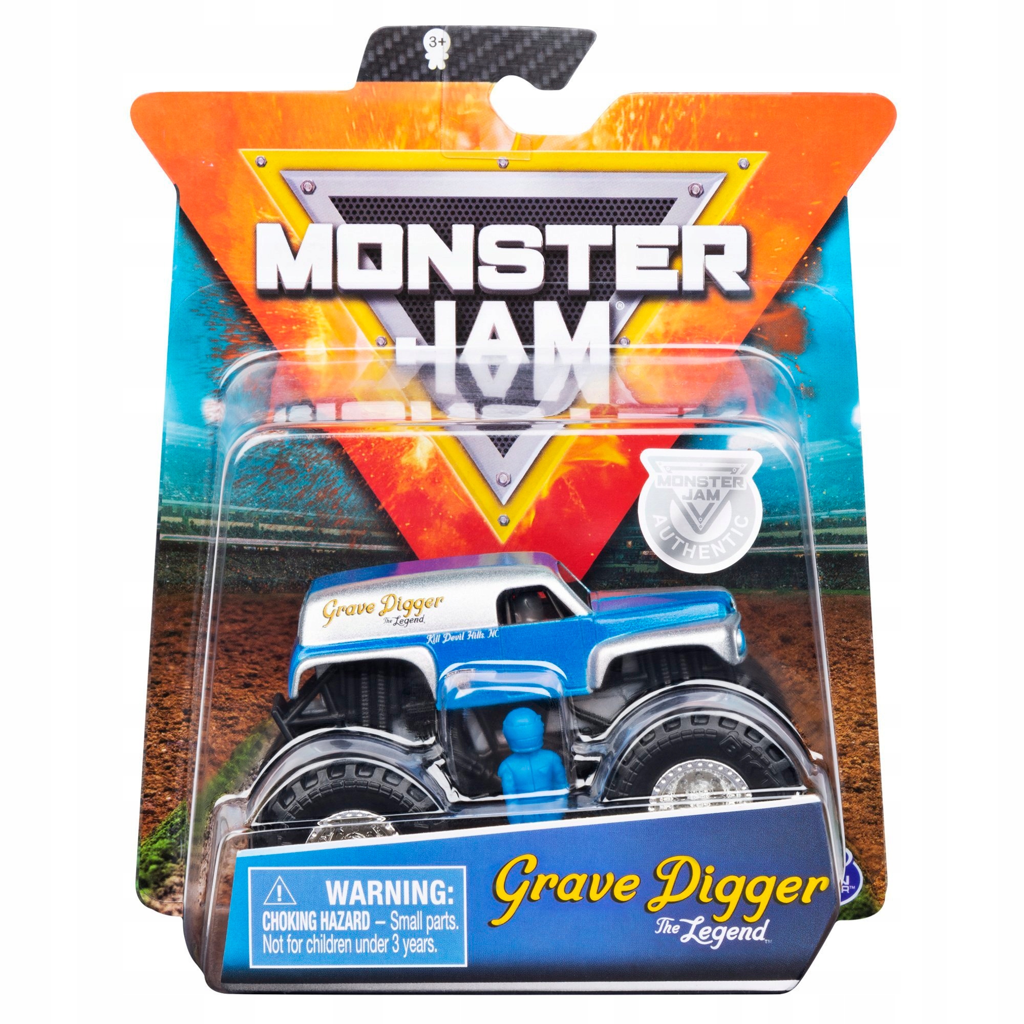 

Monster Jam Pojazd Grave Digger The Legend 1:64