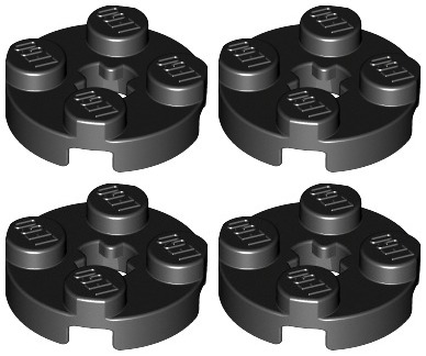 

Lego 4032 Płytka 2x2 czarna Nowa (1g) 4 szt.