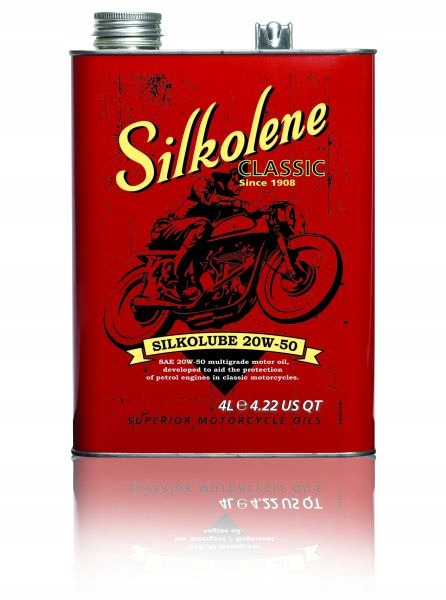 Olej pre motory 4T Sae 20W50 Silkolene Silkolube Balíček Kolízia #10