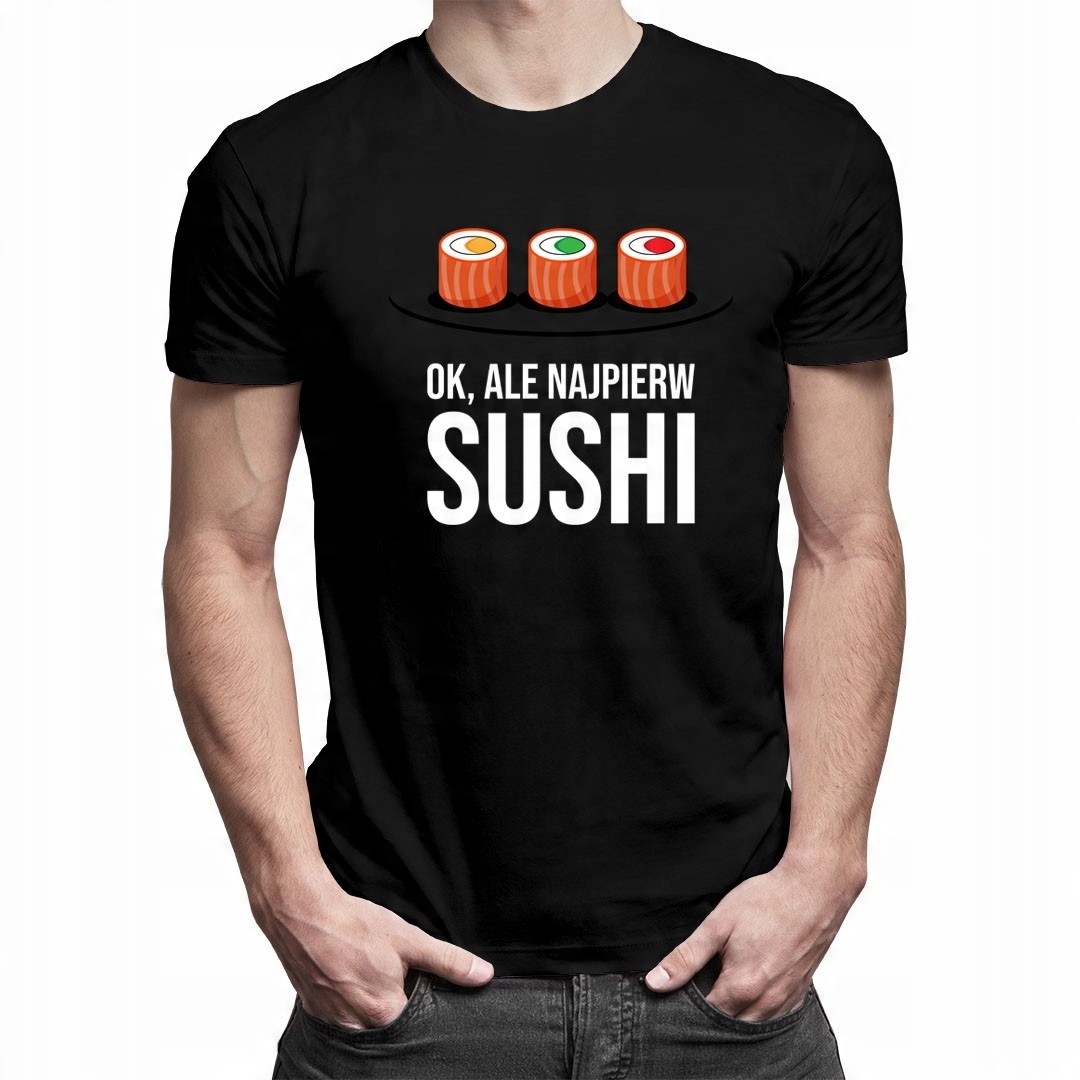 

Męska koszulka - prezent dla miłośnika sushi