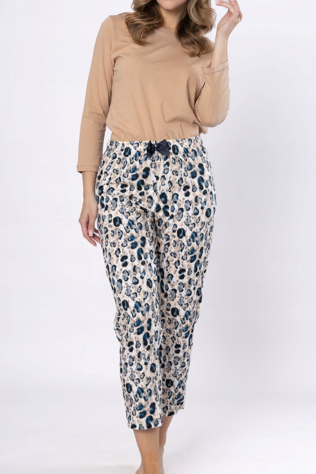 Dámské pyžamo Leveza s 7/8 rukávem Wioletta 1663 [Velikost L]