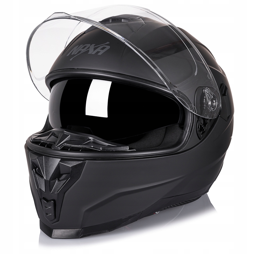 

Naxa Solidny Kask Motocyklowy Pełnyy F28/B Blk XL
