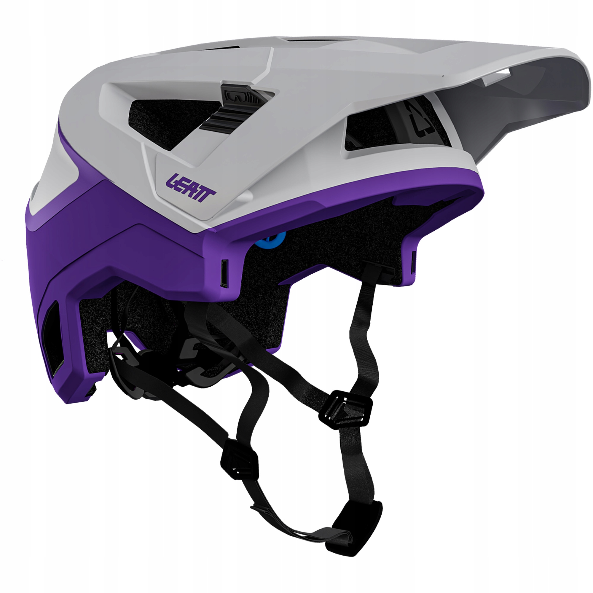 Kask Rowerowy z Wypinaną Szczęką Leatt Helmet Mtb Enduro 4.0 V26 Szary L