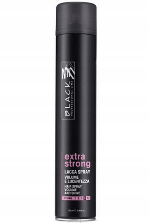 BLACK Lakier do włosów EXTRA STRONG 750ml