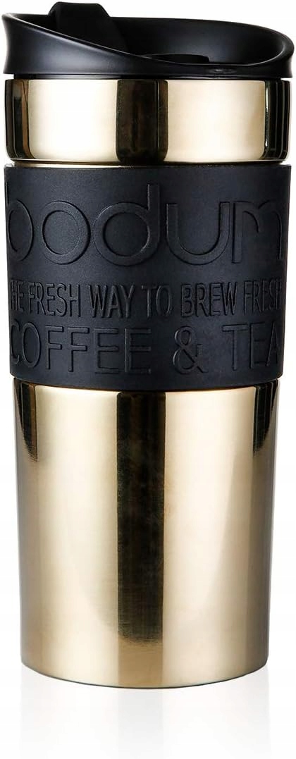 Bodum Termohrnček z nehrdzavejúcej ocele 350 ml čierno-zlatý