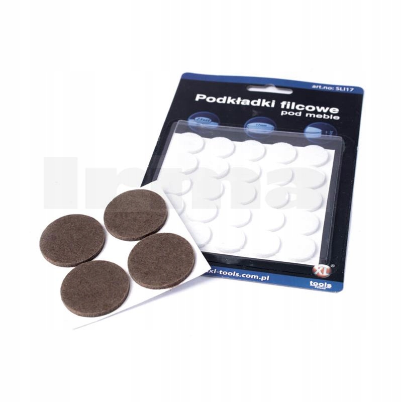

Ślizgacz filcowy 22mm blister-16szt biały