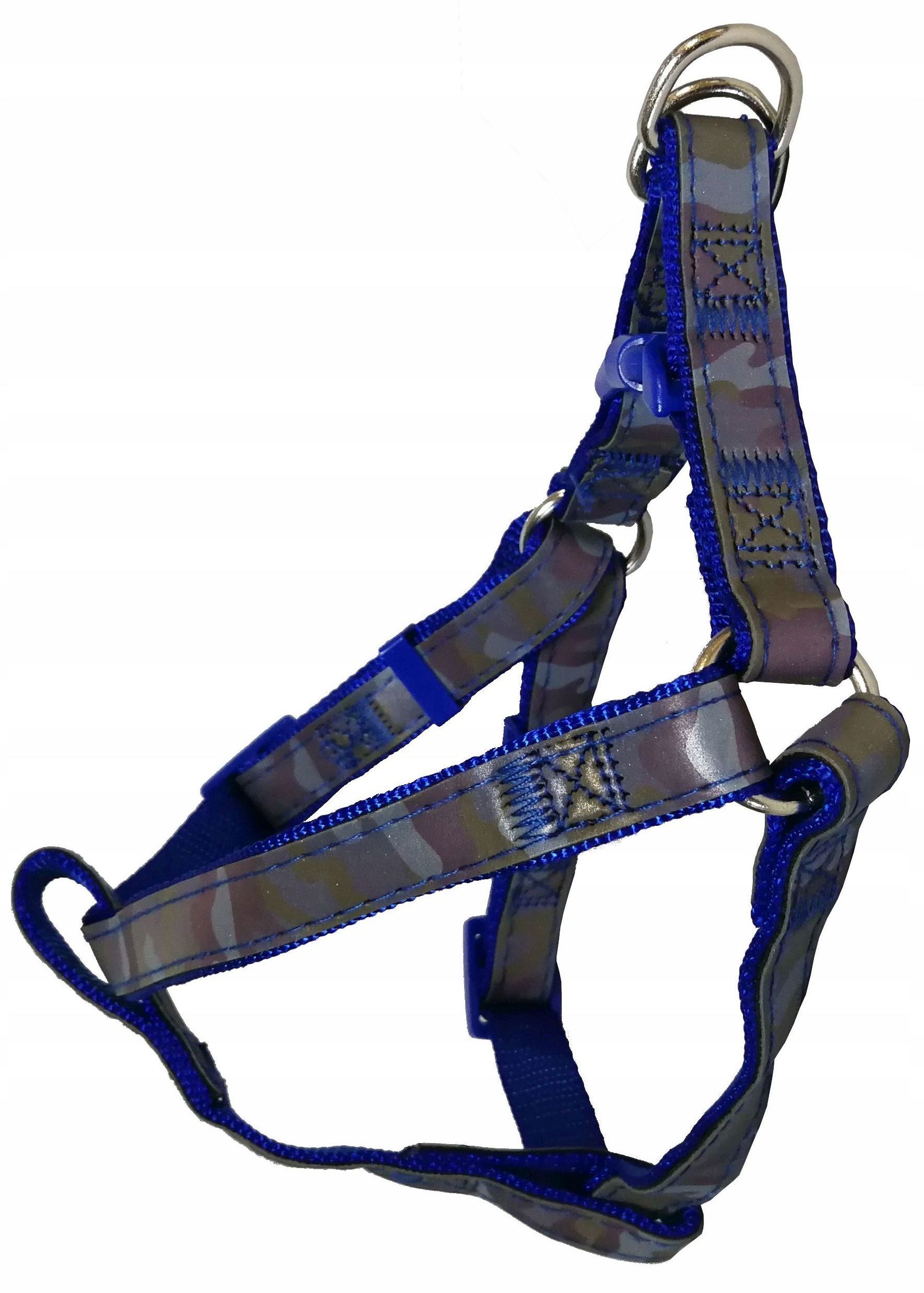 

Szelki M dla psa 40-60cm Moro odblask niebieskie