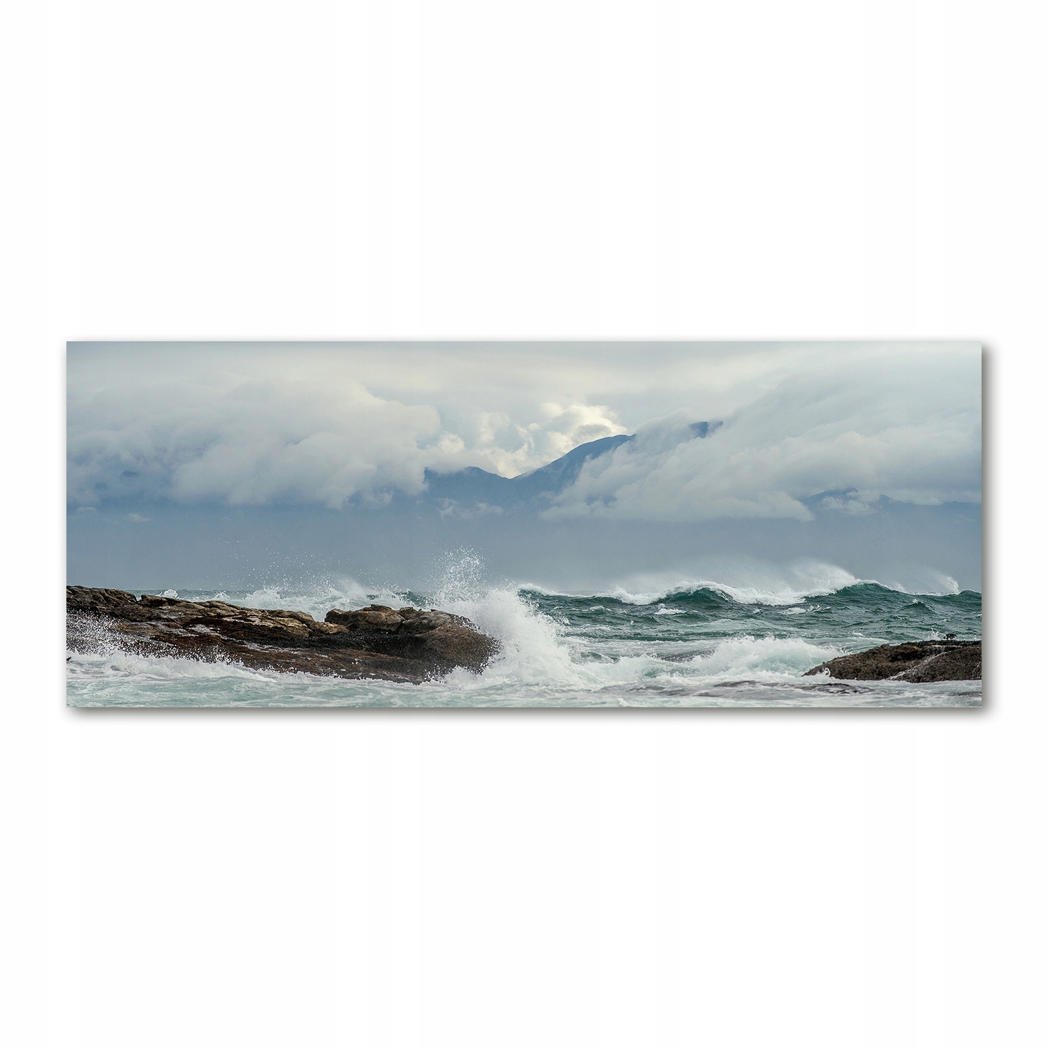 

Foto obraz akryl zdjęcie Wzburzone morze 125x50 cm