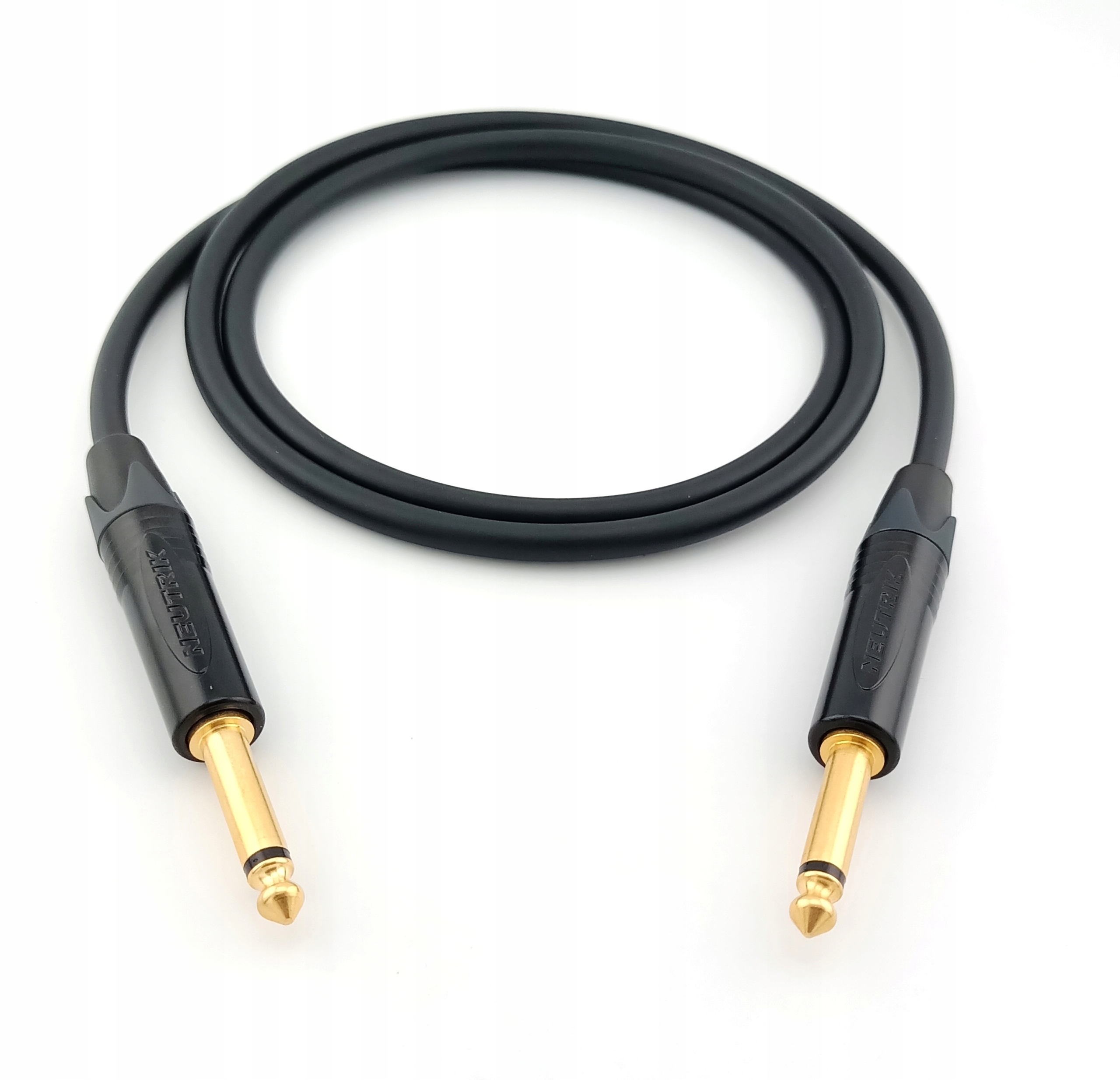 Ručne vyrobený gitarový kábel 6,3 mm 6,3 mm Ts Mogami 2524, Neutrik 6 m