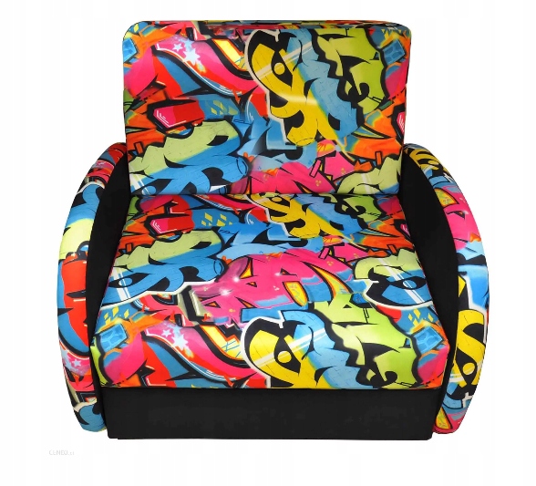 KAJA 1 sofa dziecięca kanapa fotel pojemnik Szerokość produktu 97 cm