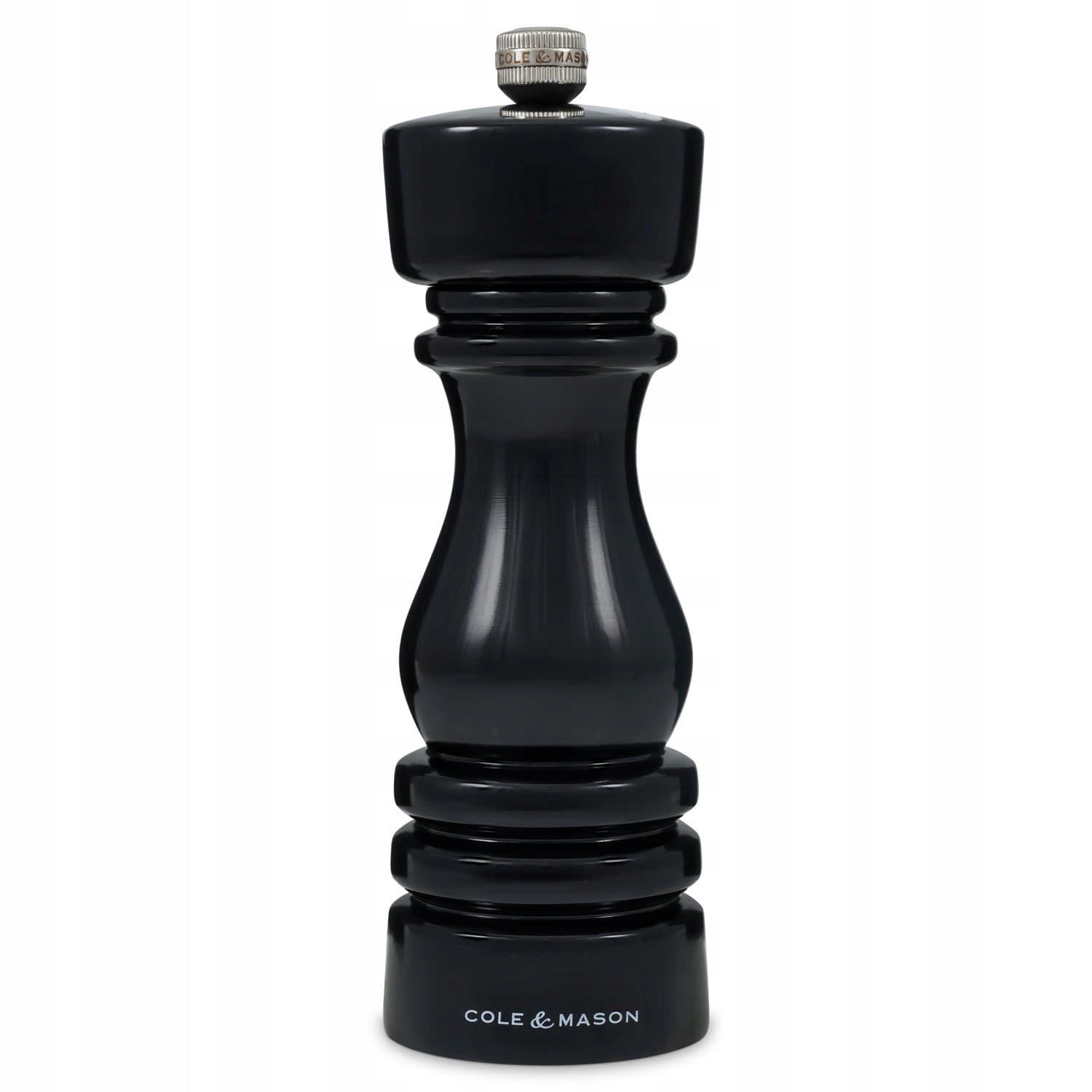 Mlýnek na sůl London Black Gloss Precision+ 18 cm