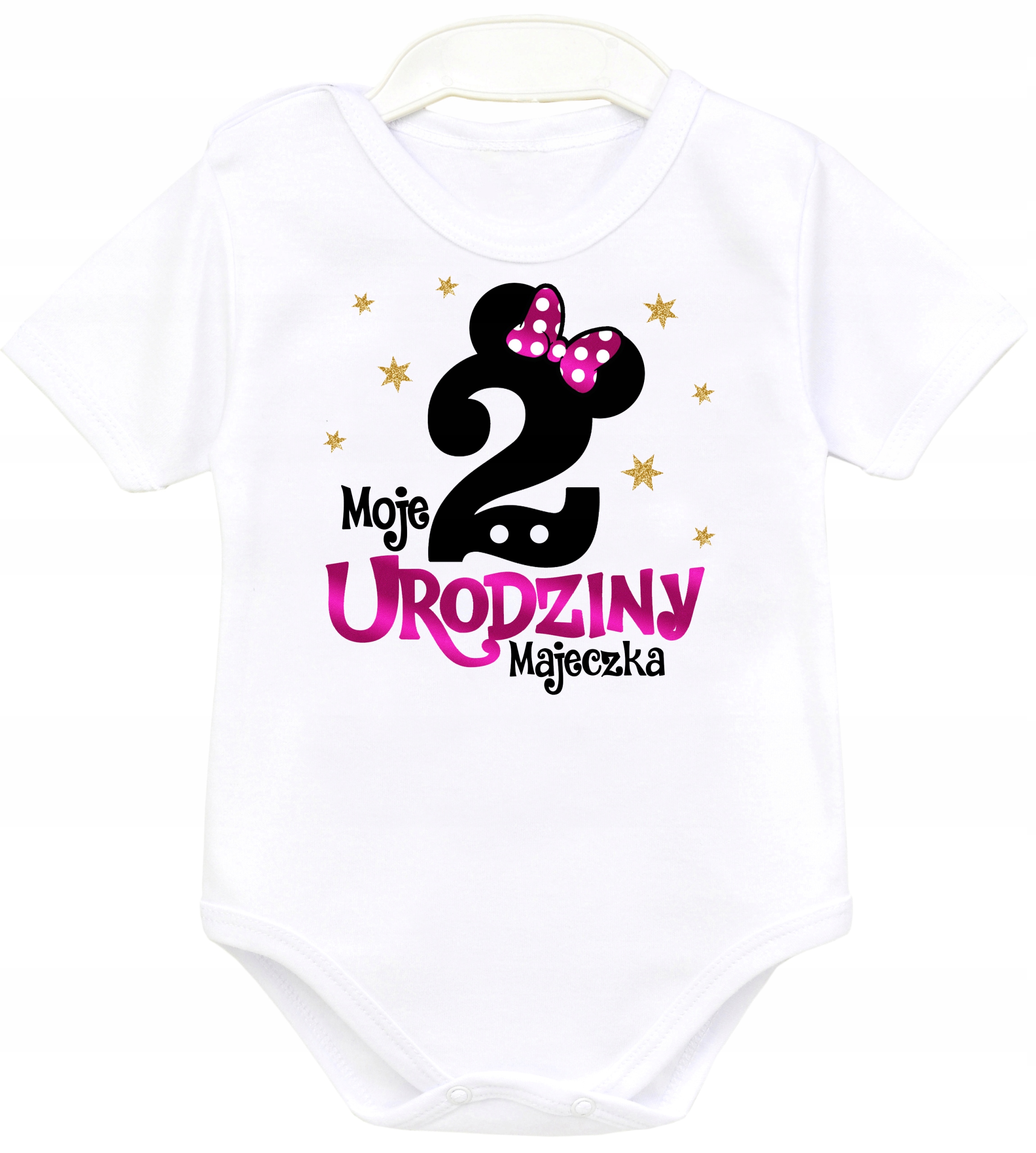 

Body kr rękaw Drugie Urodziny 2 lata Myszka r. 92