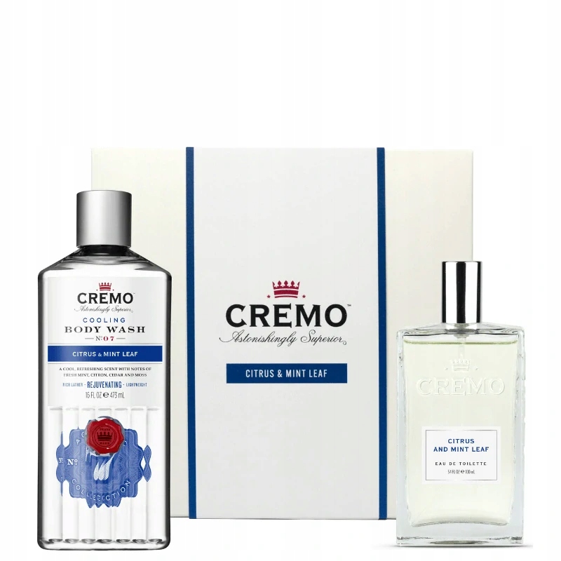 Cremo Citrus & Mint Leaf Sprchový gel 473 ml Toaletní voda 100 ml