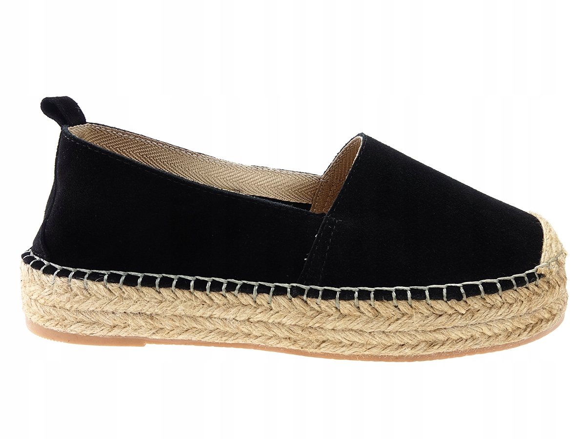 

Venezia espadryle buty Best Dou czarne, skóra 38