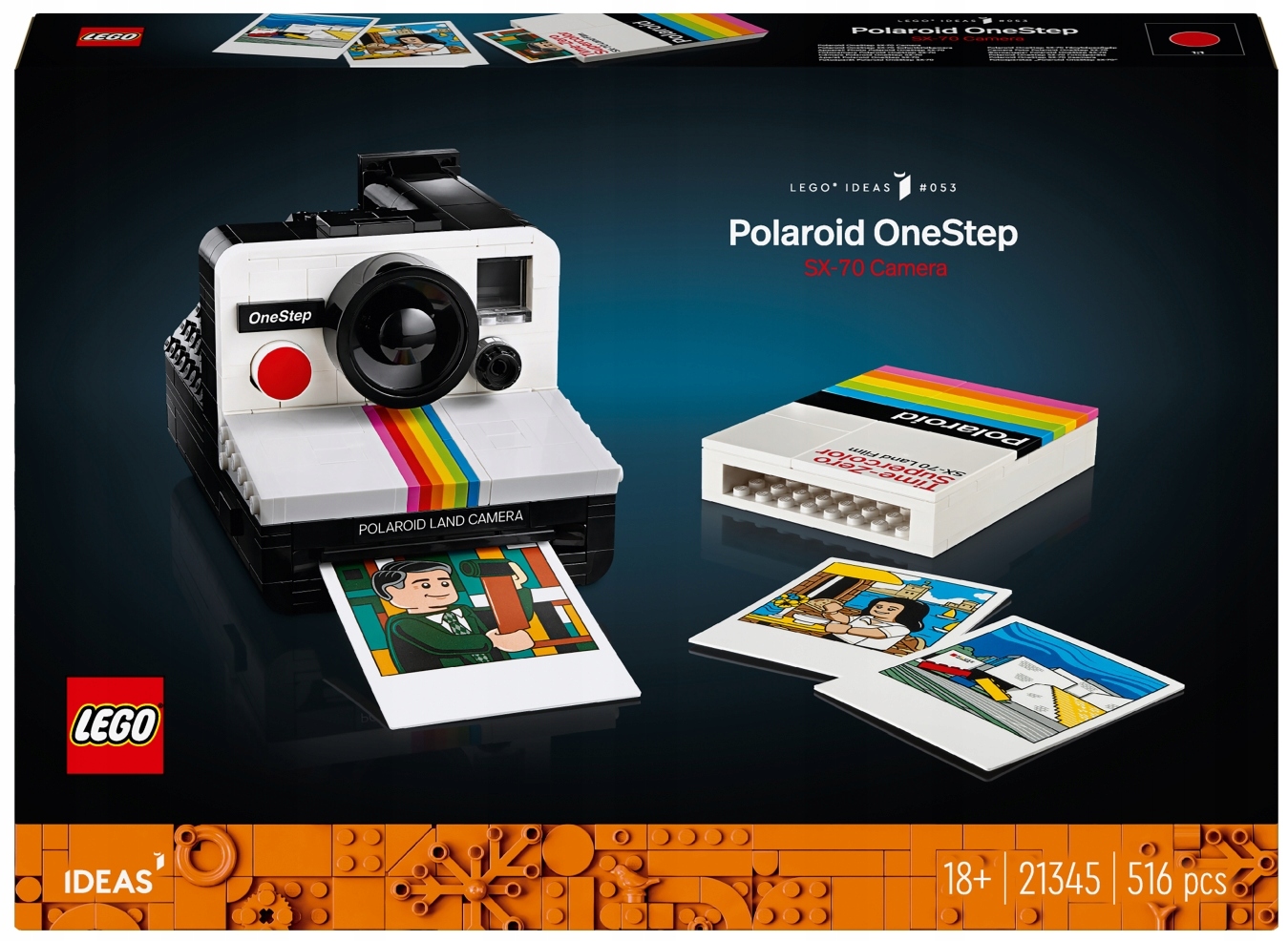 Klocki Lego Ideas Aparat Polaroid Onestep SX-70 21345