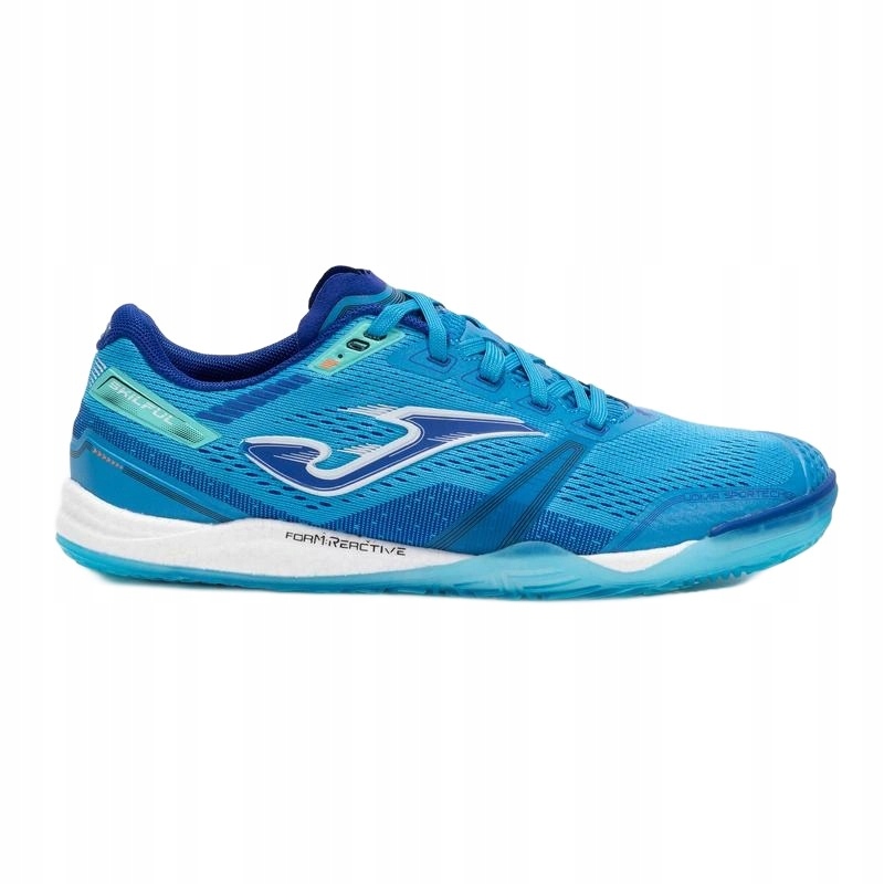Buty piłkarskie lekkie halowe Joma Skilful 2504 niebieskie oddychające