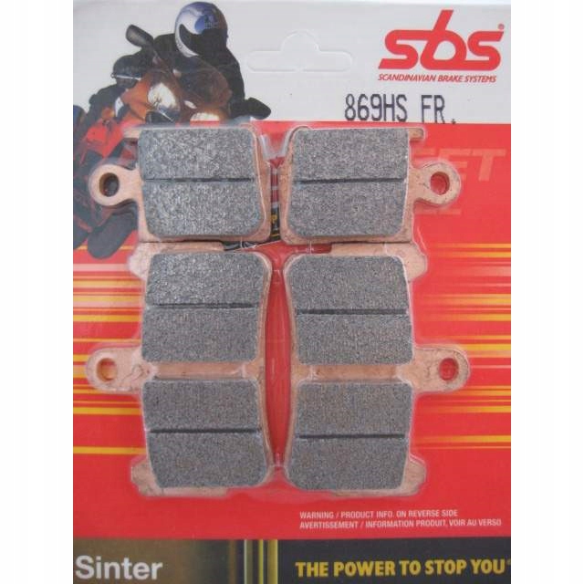 Klocki przod SBS 869 HS HONDA VFR VFS 1200 F 10