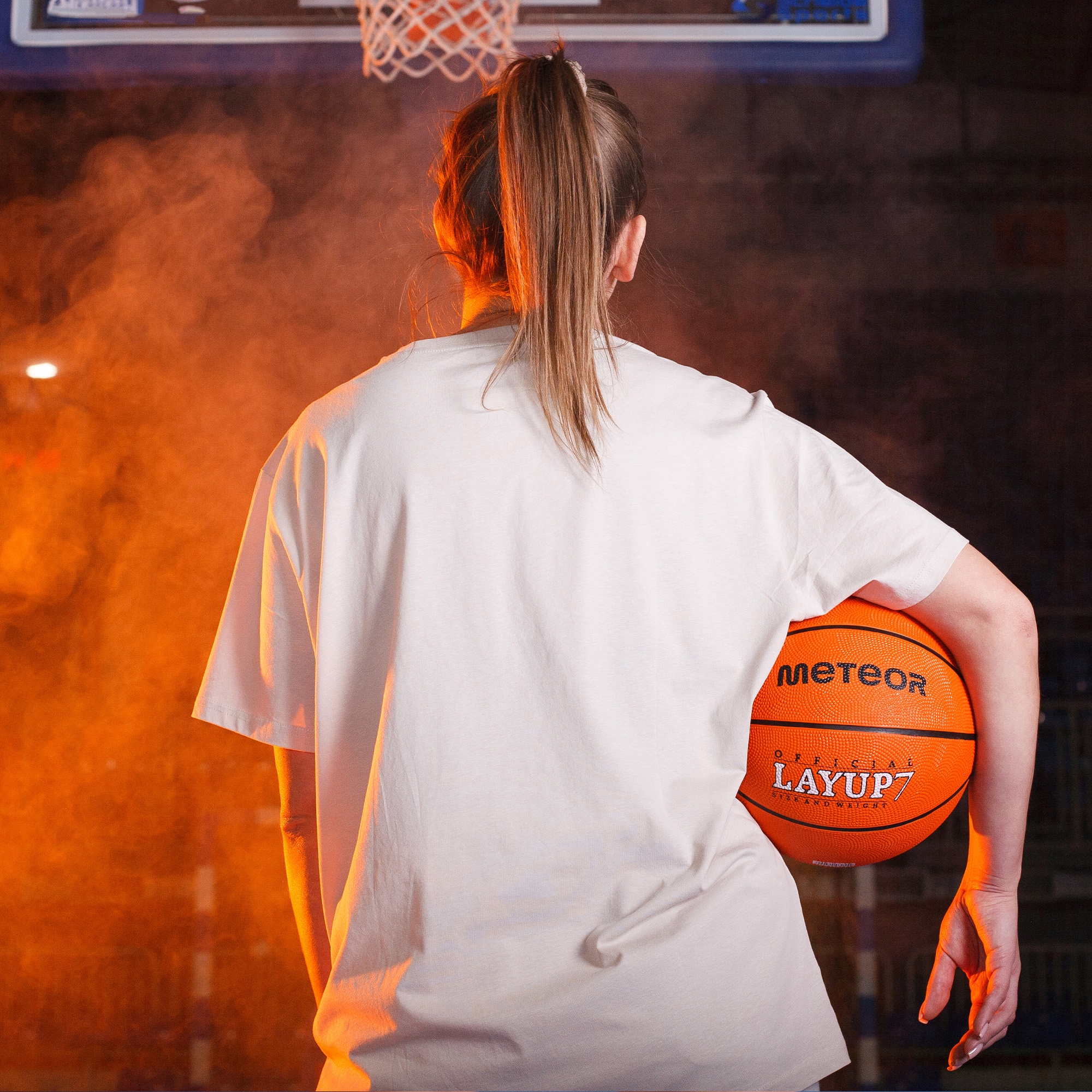 PIŁKA KOSZOWA DO KOSZYKÓWKI METEOR LAYUP MĘSKA #7 pomarańczowa Stan opakowania oryginalne