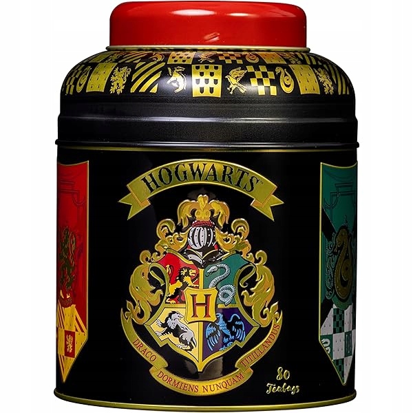 Levně Čaj English Breakfast Tea Harry Potter Bradavice 80 sáčků v cylindru 160g