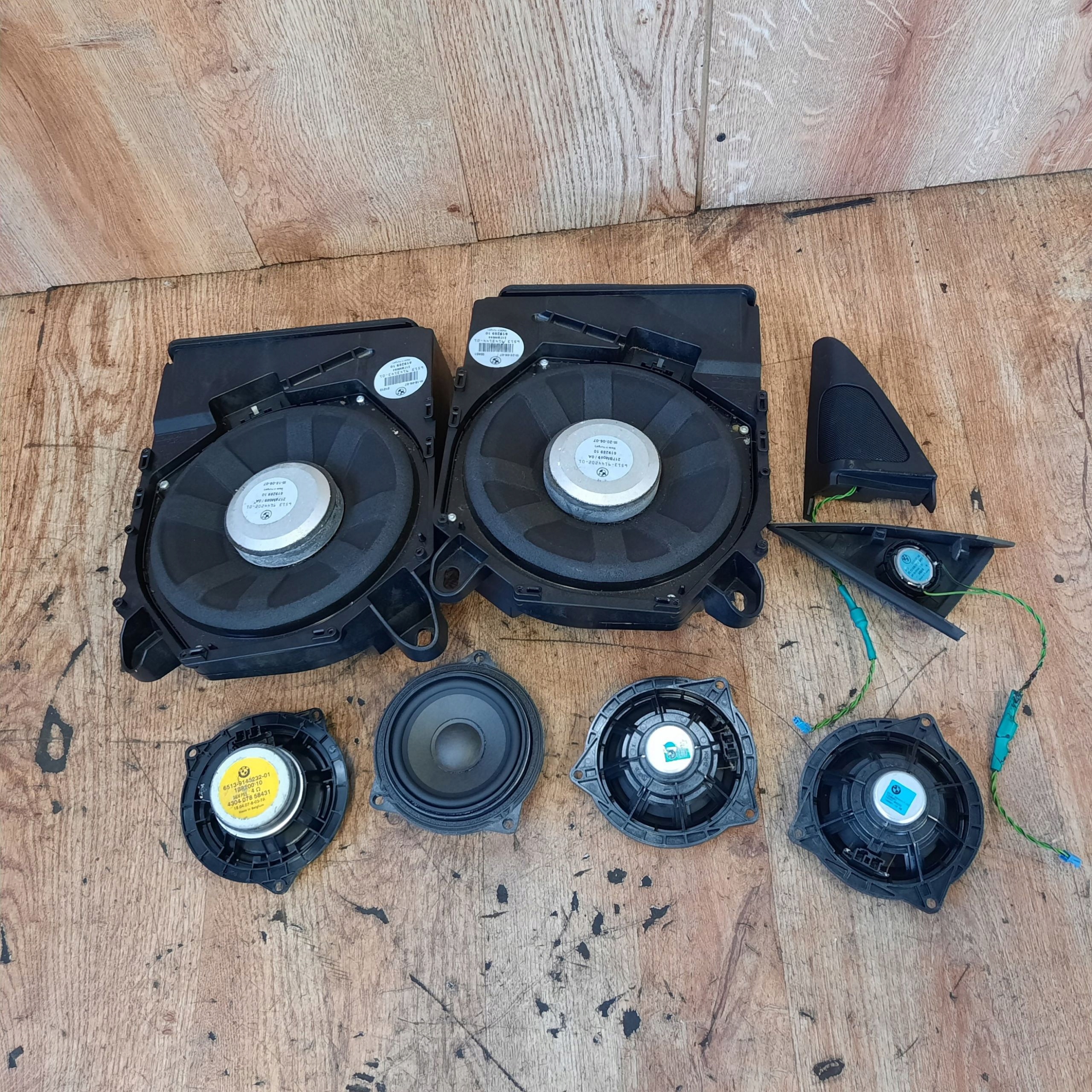 BMW E93 звуковая система HiFi колонки полный комплект