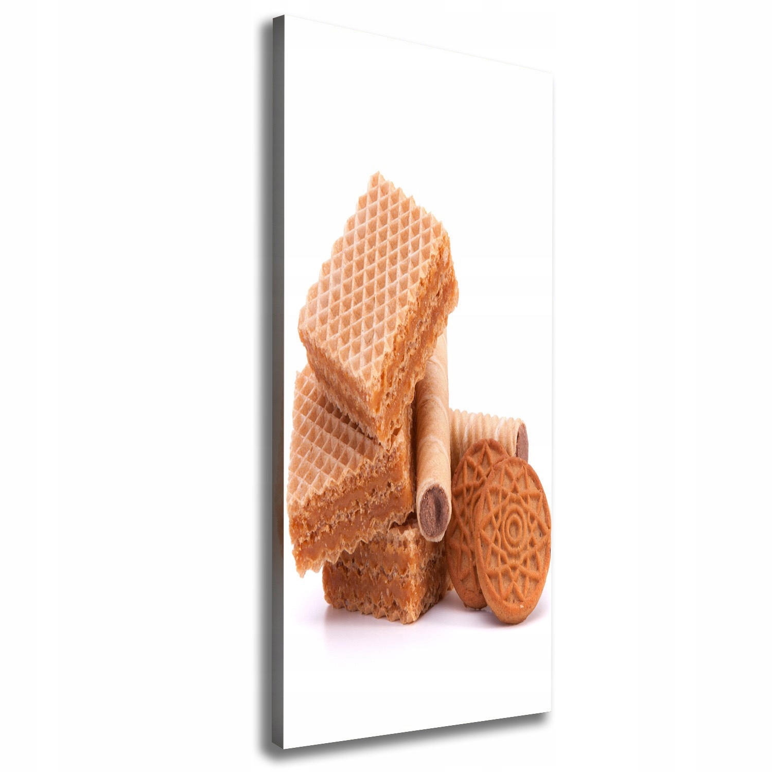 

Nowoczesny obraz canvas na ramie Ciastka 50x125 cm