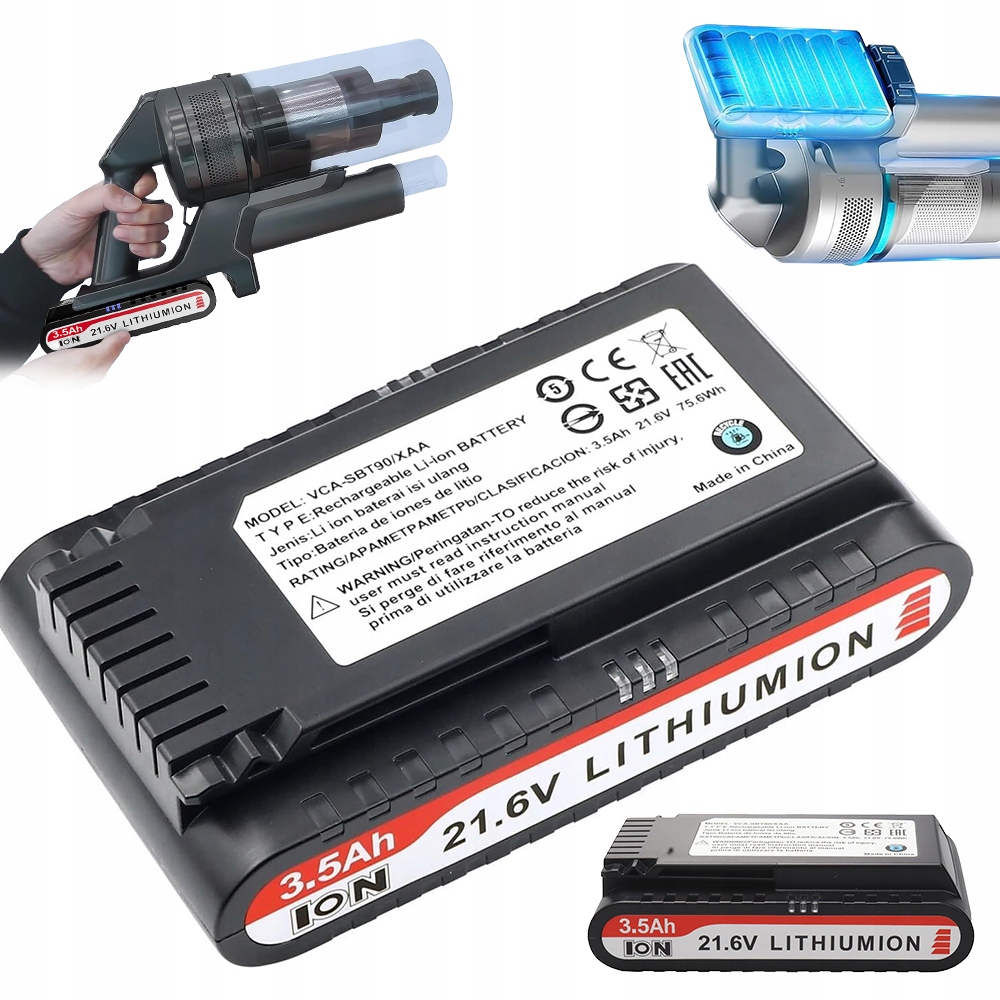 Baterie Akumulátor 3500 Mah 21.6 V Pro Samsung JET75/JET90/JET90E/VS9000