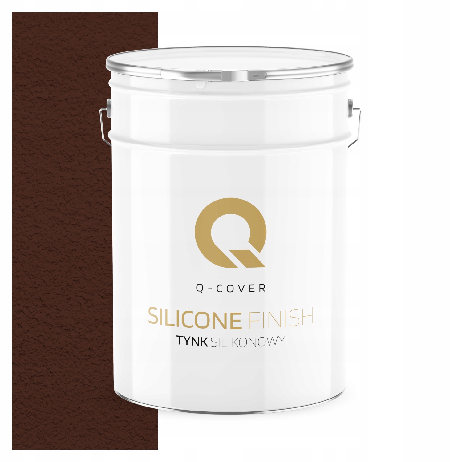 Silikónová Fasádna Omietka Bronzová Teplá 15KG Granulácia 1.5mm Ral 8016