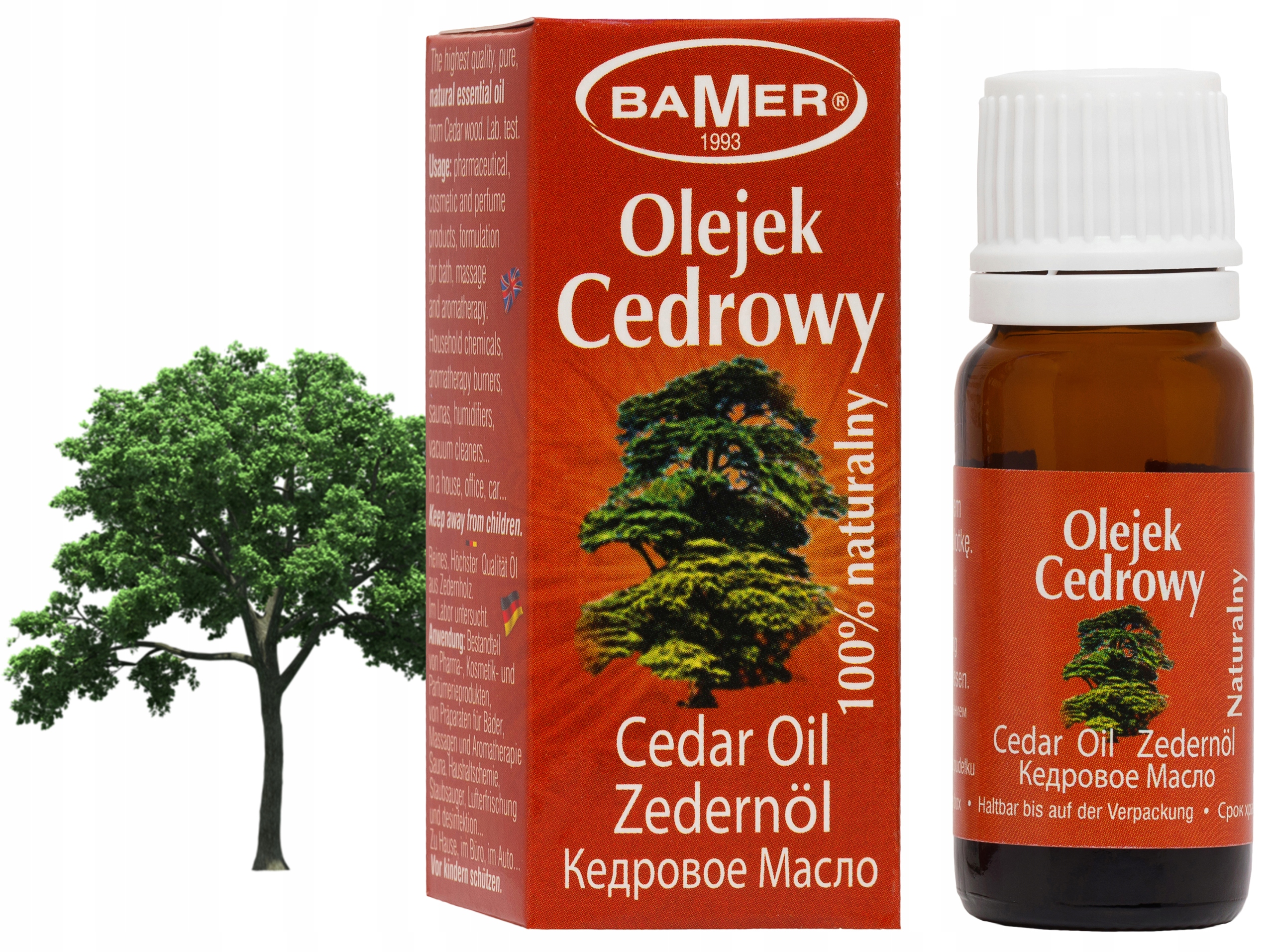 

Cedrowy Polski Olejek Eteryczny 100% Bamer