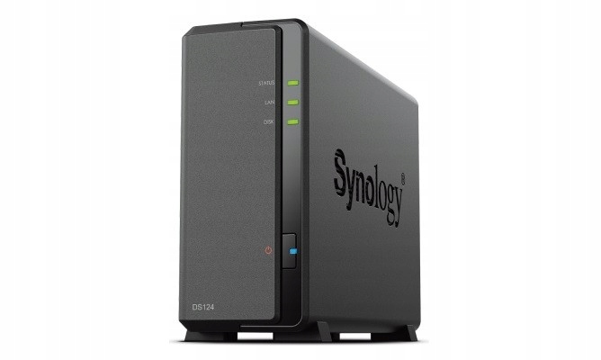 Synology Serwer DS124 1x0HDD RTD1619B 1GB DDR4