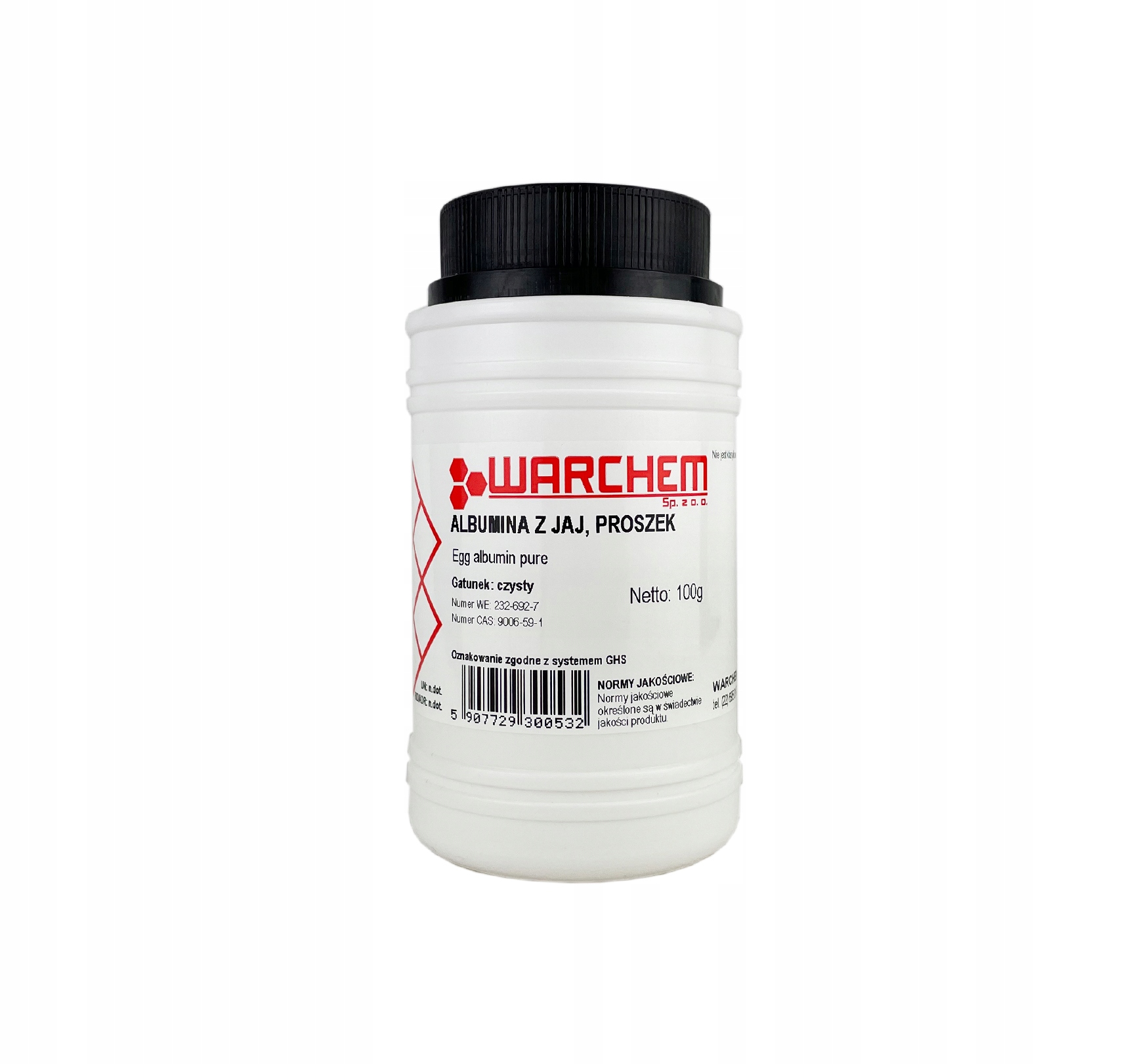 

Albumina Z Jaj (proszek) czysta 100g Warchem