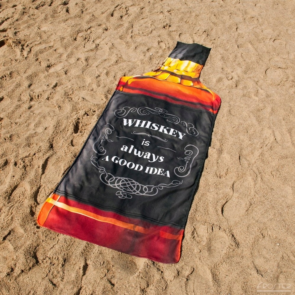 RĘCZNIK PLAŻOWY KĄPIELOWY NA PLAŻĘ BASEN WHISKY Marka Froster