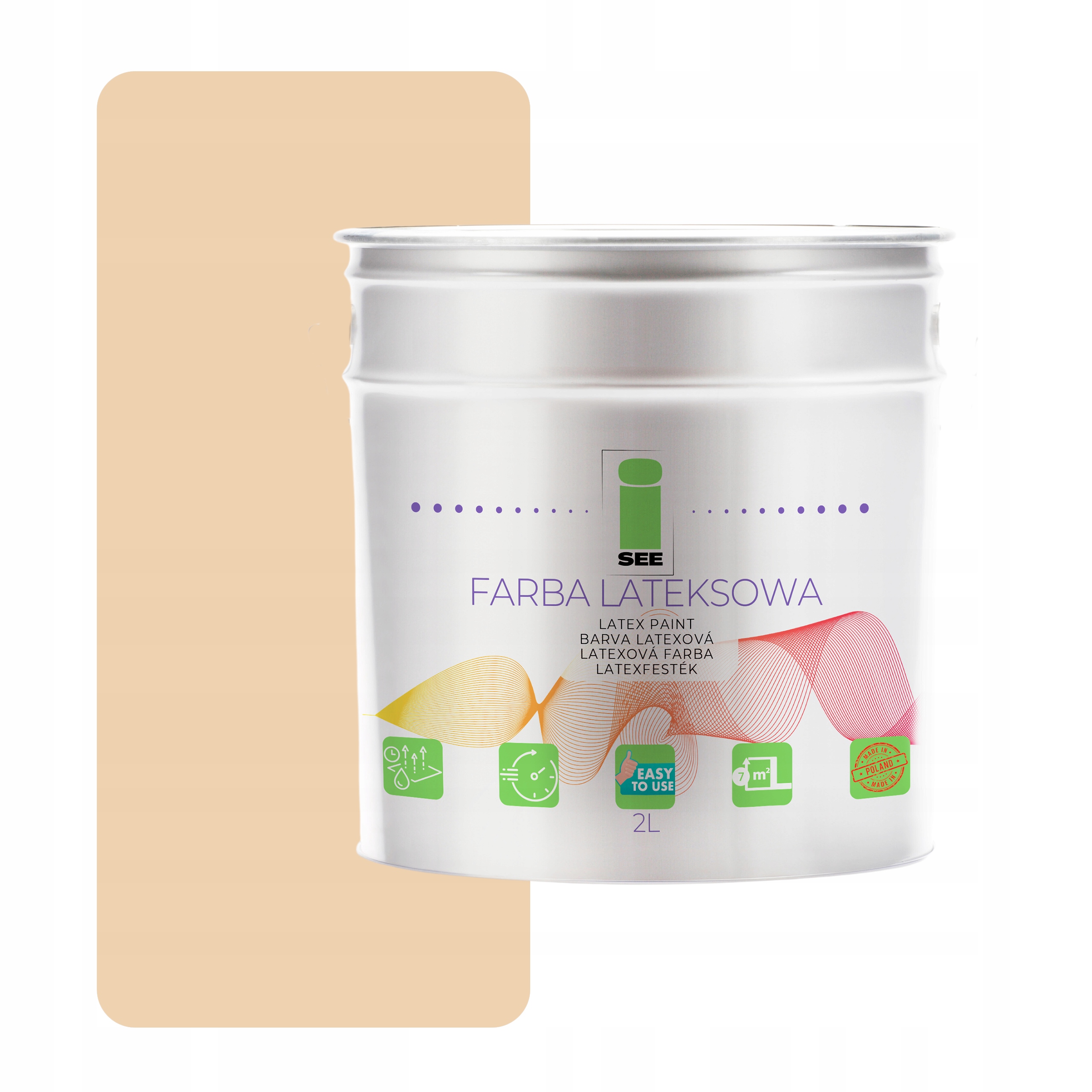 Barva Barva Na Stěny 2 L I See Hypoalergenní Béžová Teplá A Prodyšná