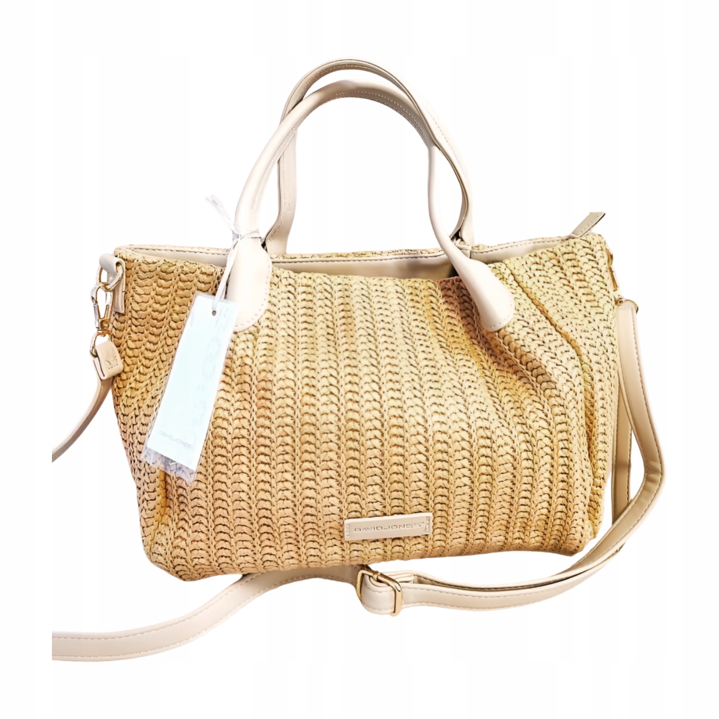 David Jones kabelka shopperka košík béžová