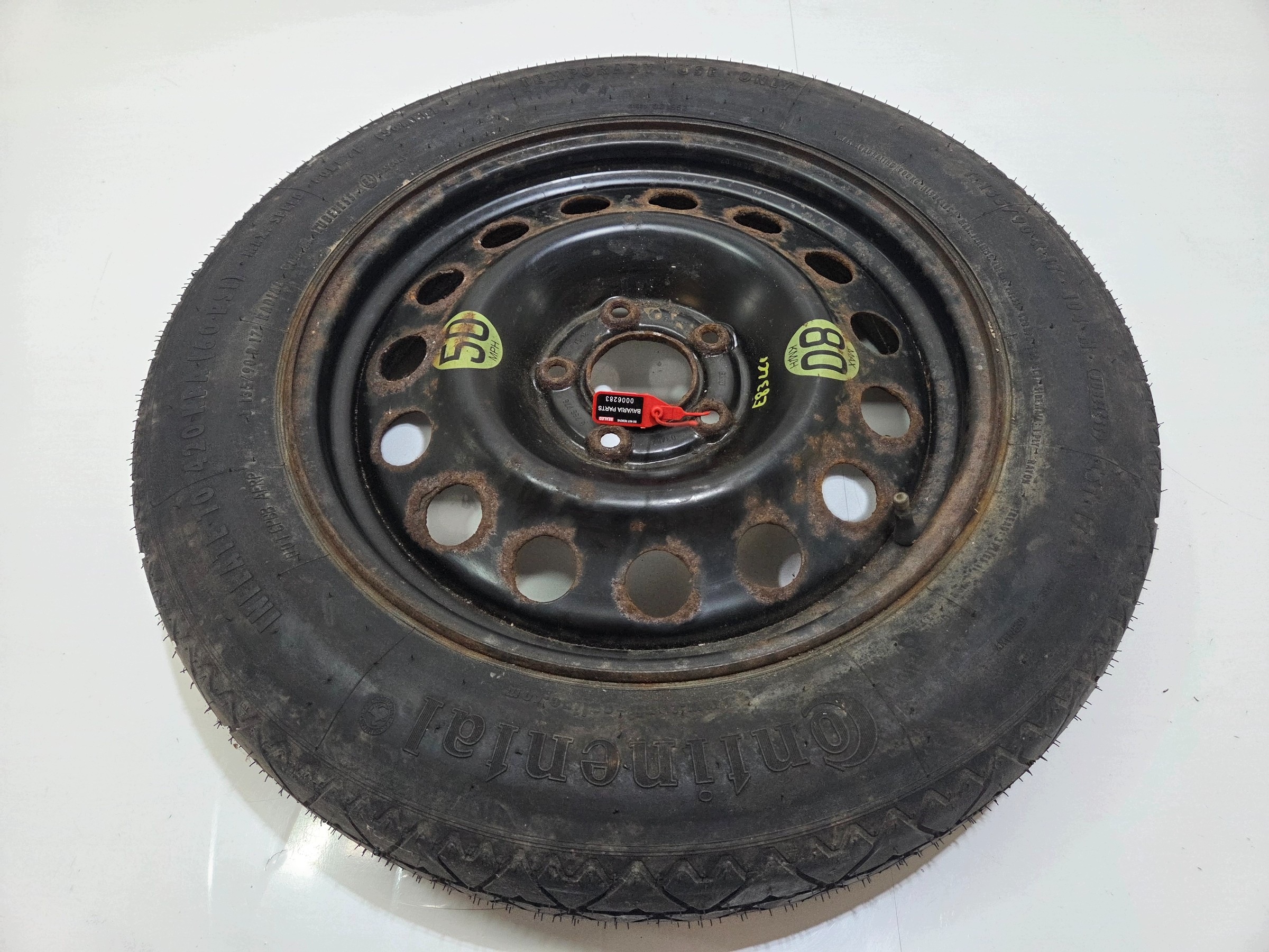 roue roue de secours BMW X3 E83 17 CALI 6758778