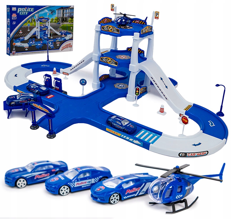 

Ogromny Garaż Parking Komisariat Policja Autka Tor