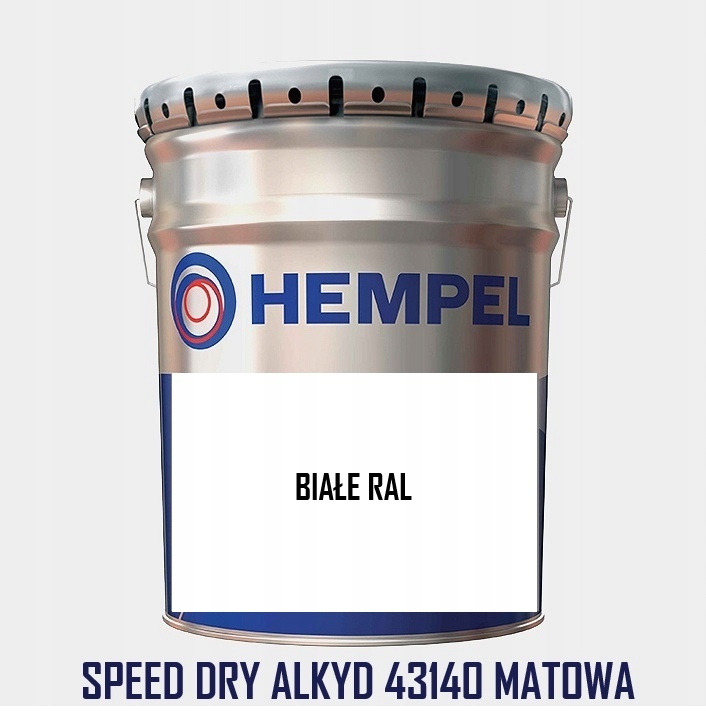Szybkoschnąca Farba Matowa Hempel Speed Dry Alkyd 43140 Biała 5L