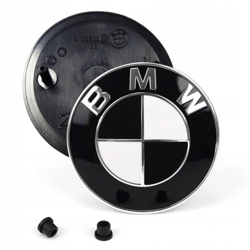 2 x 82 mm Emblemat Na Maskę Klapę Bmw E34 E39 E30 E46 F10 F11 E83 E84 E53