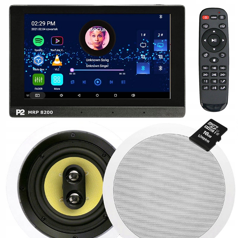 DEXON RADIO INTERNETOWE PODTYNKOWE Z BLUETOOTH SD