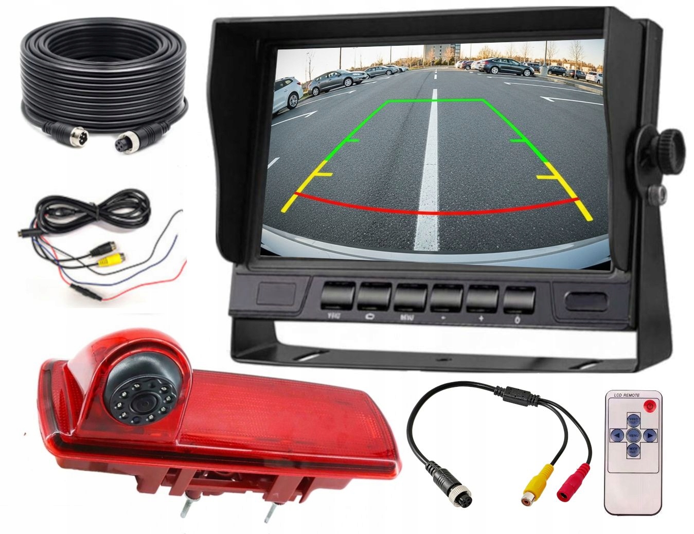 Monitor Cúvacia Kamera V Lampe Renault Master 2014-2024 Full Hd 1920x1080P