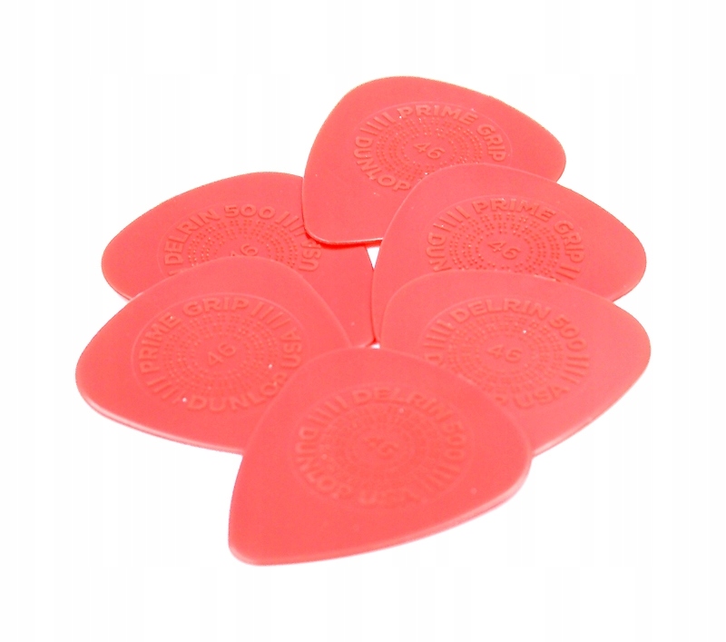 Kostka Dunlop Prime Grip Delrin 500 46mm 6 sztuk