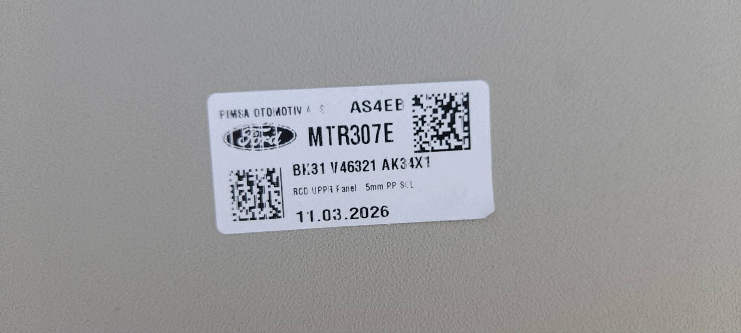 abdeckung WYKONCZENIOWA Tür FORD TRANSIT 2438844