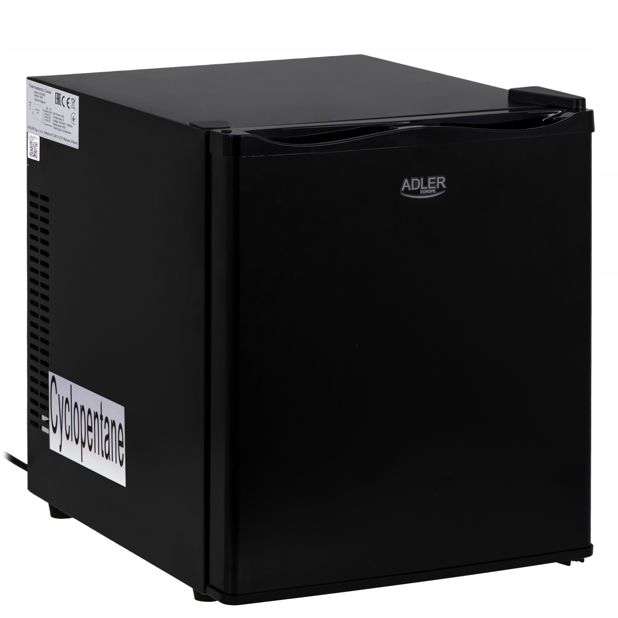 Chłodziarka Termoelektryczna Adler AD 8089 28L Czarna