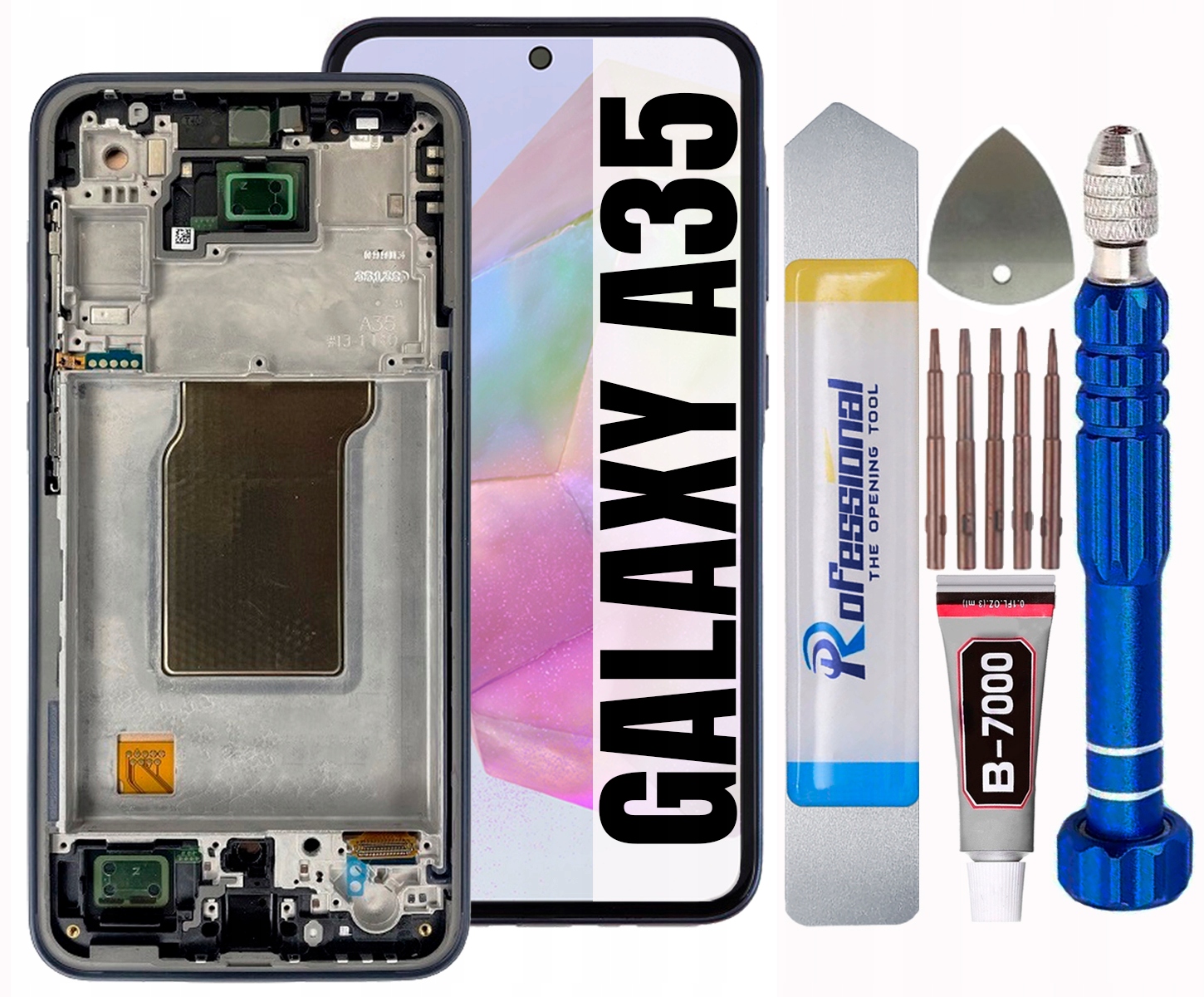 Displej Pro Samsung Galaxy A35 5G A356 Oled LCD Displej +rámeček