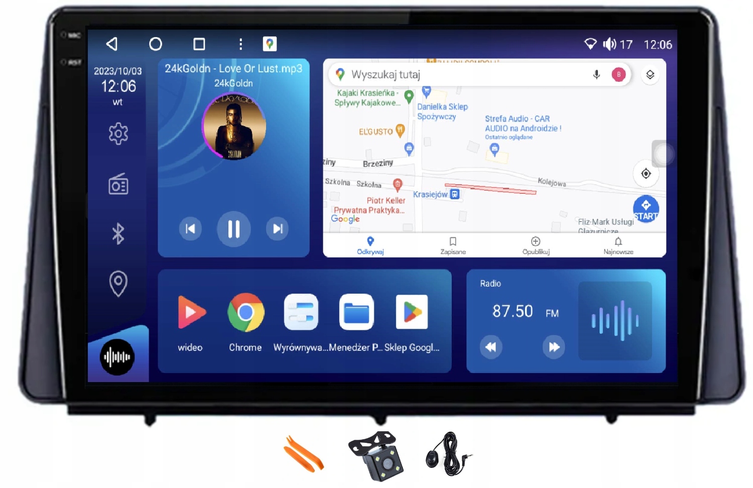 Rádio Android Navigácia Qled Carplay Lte Gps Dsp Ford Focus MK4 2019-