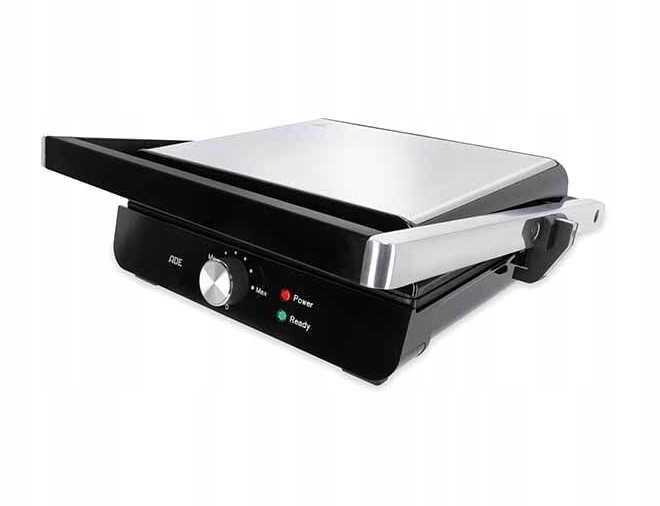 Kontaktní, panini elektrický gril Ade KA2303 stříbrný/šedý 2000 W