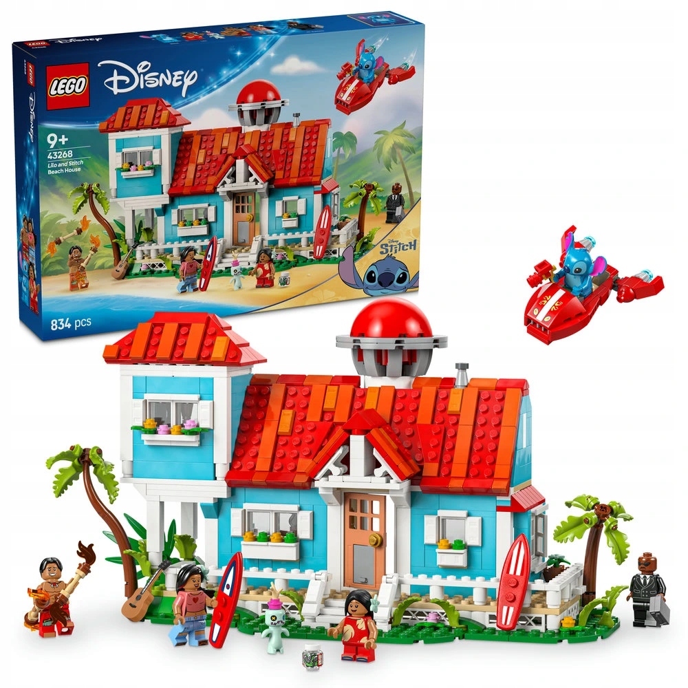 Lego Disney Classic 43268 Lilo a Stitch a domek na pláži