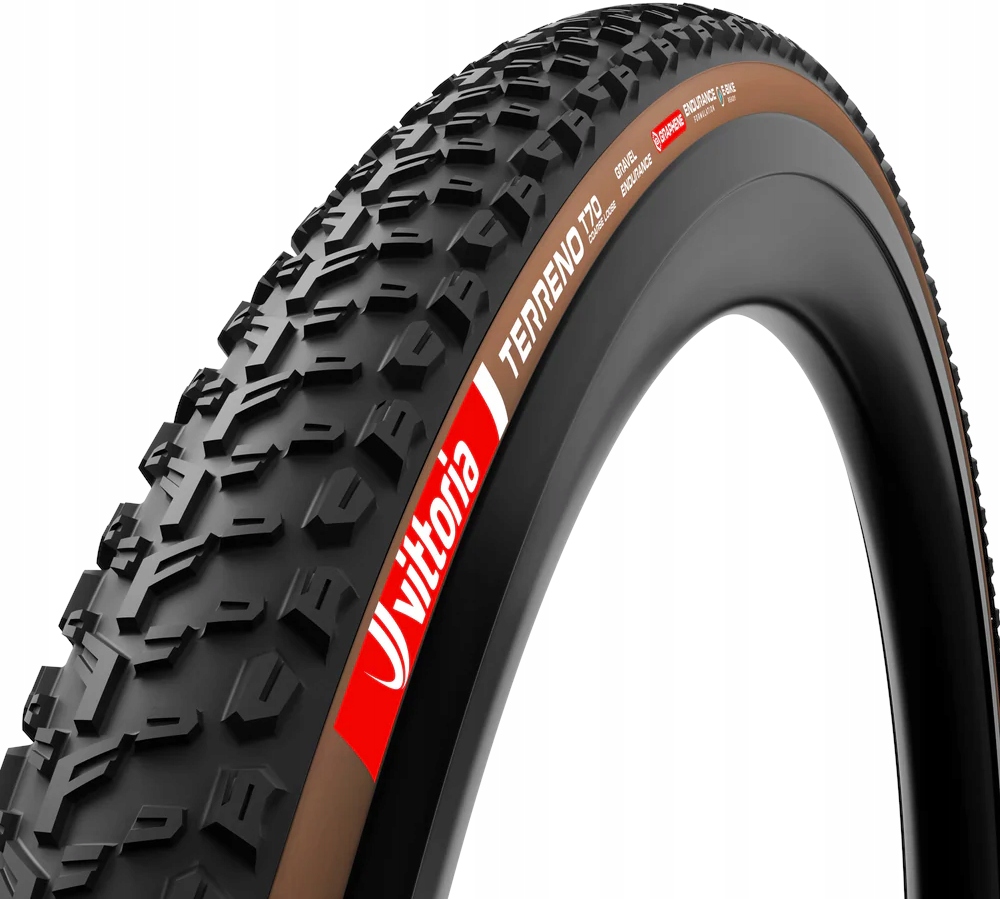 Gravel Terreno T70, G2.0 700x40C,czarno-brąz, TLR,Gravel Endurance