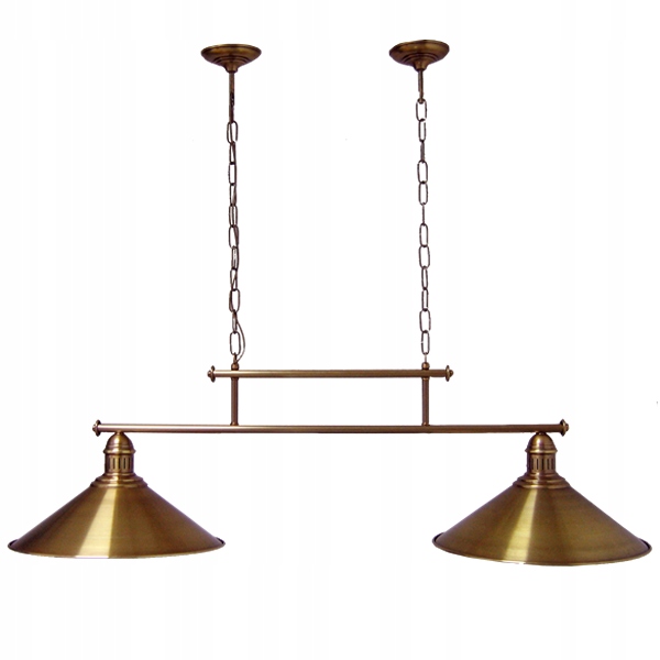 Mosadzná závesná lampa, mosadzný luster