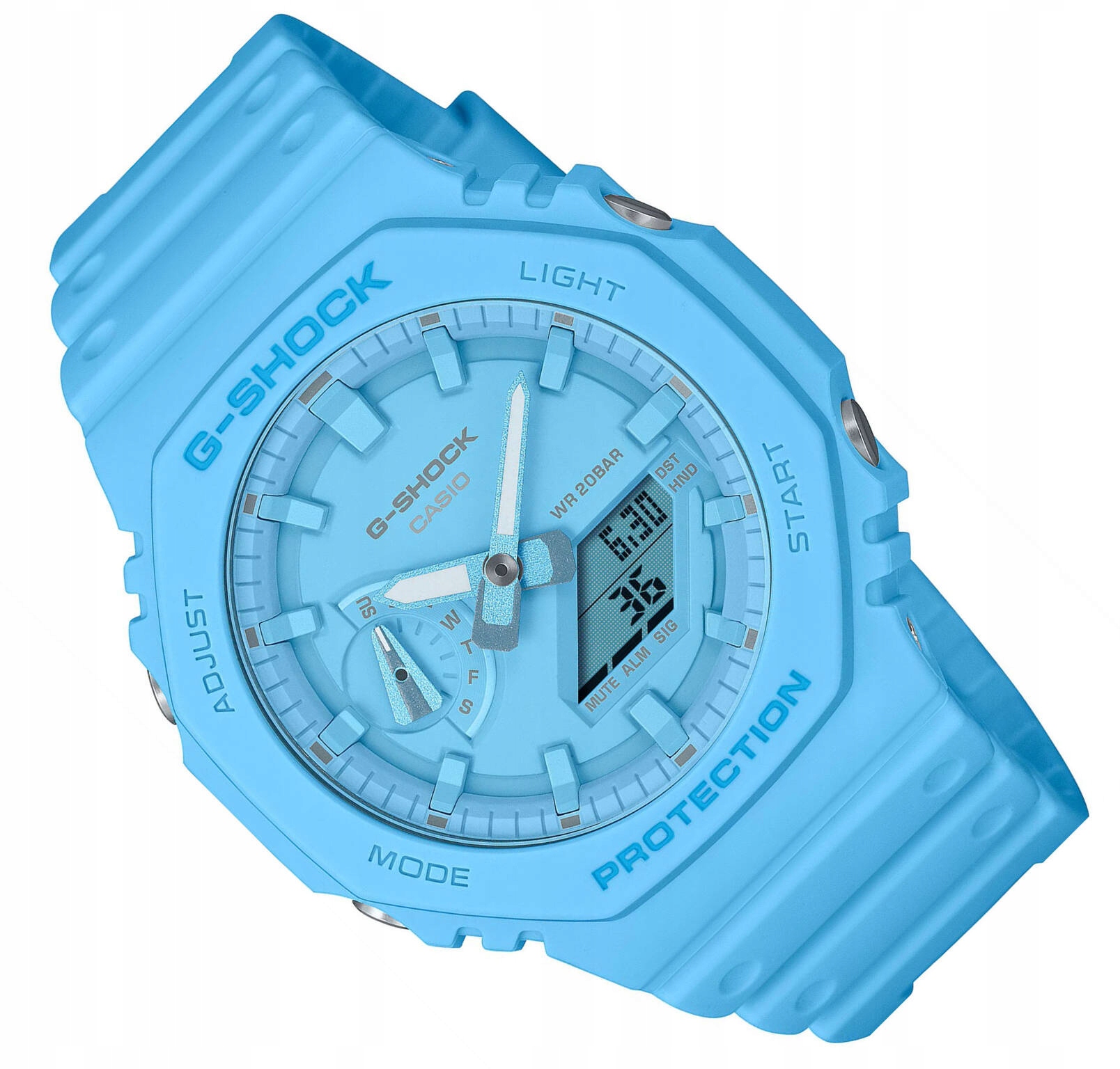 Sportovní Modré Vodotěsné Hodinky Casio G-shock GA-2100 -2A2ER WR200