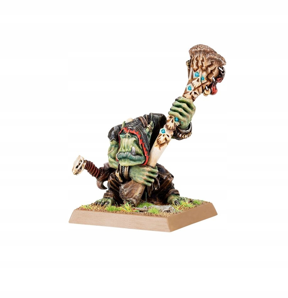 The Old World Orc Shaman Metalowy model do sklejania